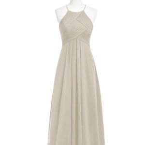 Azazie Ginger Bridesmaid Dress—Taupe/Nude/Neutral